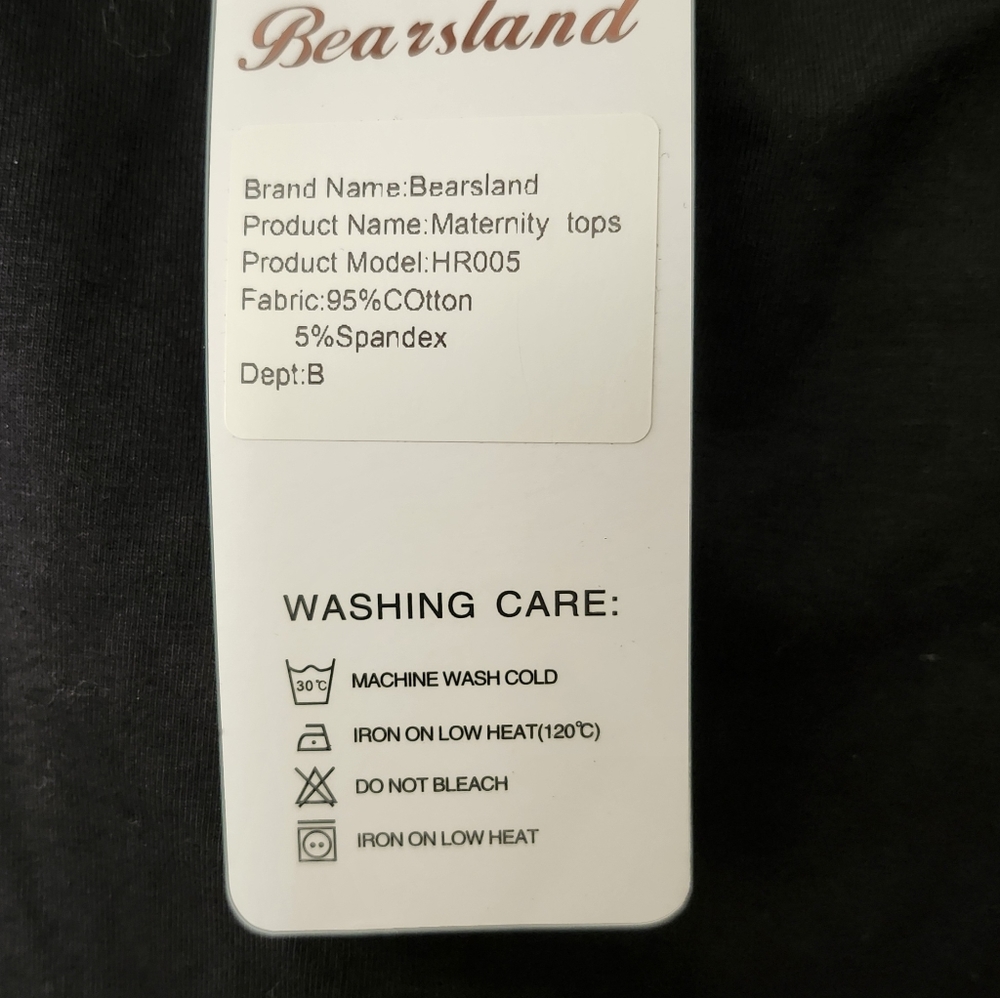 NWT-2 BEARSLAND Stylish Pregnant Maternity Nursing Tank Tops. Black&Blue. Medium - Picture 5 of 16